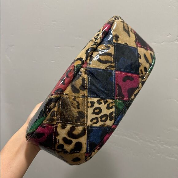 Colorful Handmade Cowhide Bowknot Kisslock Clutch/Crossbody with 2 Chain Styles - Picture 16 of 16